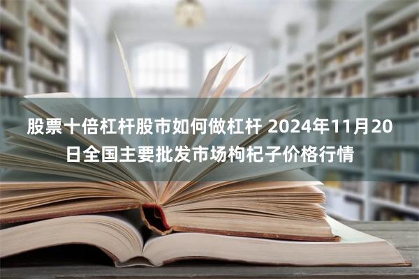 股票十倍杠杆股市如何做杠杆 2024年11月20日全国主要批发市场枸杞子价格行情